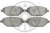 Превью - 12478 OPTIMAL Комплект тормозных колодок, дисковый тормоз (фото 2)