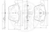 Превью - 12511 OPTIMAL Комплект тормозных колодок, дисковый тормоз (фото 3)