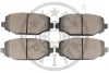 Превью - 12608 OPTIMAL Комплект тормозных колодок, дисковый тормоз (фото 2)