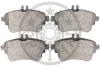 Превью - 12610 OPTIMAL Комплект тормозных колодок, дисковый тормоз (фото 2)