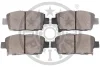Превью - 12643 OPTIMAL Комплект тормозных колодок, дисковый тормоз (фото 2)