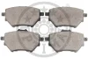 Превью - 12682 OPTIMAL Комплект тормозных колодок, дисковый тормоз (фото 2)
