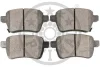 Превью - 12693 OPTIMAL Комплект тормозных колодок, дисковый тормоз (фото 2)