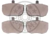 Превью - 6550 OPTIMAL Комплект тормозных колодок, дисковый тормоз (фото 2)
