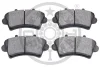 Превью - 81900 OPTIMAL Комплект тормозных колодок, дисковый тормоз (фото 2)