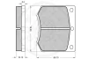 Превью - 9109 OPTIMAL Комплект тормозных колодок, дисковый тормоз (фото 2)