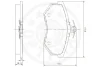 Превью - 9271 OPTIMAL Комплект тормозных колодок, дисковый тормоз (фото 3)