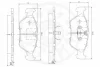 Превью - 9278 OPTIMAL Комплект тормозных колодок, дисковый тормоз (фото 3)