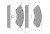 Превью - 9349 OPTIMAL Комплект тормозных колодок, дисковый тормоз (фото 3)