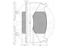 Превью - 9363 OPTIMAL Комплект тормозных колодок, дисковый тормоз (фото 3)