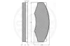 Превью - 9386 OPTIMAL Комплект тормозных колодок, дисковый тормоз (фото 3)