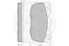 Превью - 9545 OPTIMAL Комплект тормозных колодок, дисковый тормоз (фото 2)