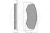 Превью - 9723 OPTIMAL Комплект тормозных колодок, дисковый тормоз (фото 2)