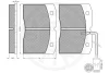 Превью - 9800 OPTIMAL Комплект тормозных колодок, дисковый тормоз (фото 3)