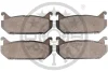 Превью - 9812 OPTIMAL Комплект тормозных колодок, дисковый тормоз (фото 2)