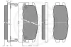 Превью - 9828 OPTIMAL Комплект тормозных колодок, дисковый тормоз (фото 3)