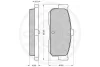 Превью - 9834 OPTIMAL Комплект тормозных колодок, дисковый тормоз (фото 3)