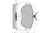 Превью - 9860 OPTIMAL Комплект тормозных колодок, дисковый тормоз (фото 3)
