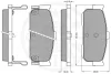 Превью - 9861 OPTIMAL Комплект тормозных колодок, дисковый тормоз (фото 3)
