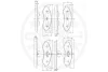 Превью - 9914 OPTIMAL Комплект тормозных колодок, дисковый тормоз (фото 3)