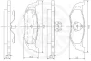Превью - 9934 OPTIMAL Комплект тормозных колодок, дисковый тормоз (фото 3)