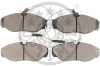 Превью - 9943 OPTIMAL Комплект тормозных колодок, дисковый тормоз (фото 2)