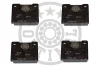 BP-09106 OPTIMAL Комплект тормозных колодок, дисковый тормоз