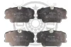 BP-09304 OPTIMAL Комплект тормозных колодок, дисковый тормоз