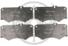 BP-09318 OPTIMAL Комплект тормозных колодок, дисковый тормоз