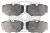 BP-09600 OPTIMAL Комплект тормозных колодок, дисковый тормоз