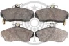Превью - BP-09660 OPTIMAL Комплект тормозных колодок, дисковый тормоз (фото 2)