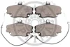 Превью - BP-09870 OPTIMAL Комплект тормозных колодок, дисковый тормоз (фото 2)