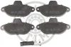 BP-09898 OPTIMAL Комплект тормозных колодок, дисковый тормоз