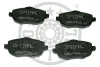 BP-12195 OPTIMAL Комплект тормозных колодок, дисковый тормоз