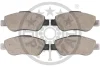 Превью - BP-12226 OPTIMAL Комплект тормозных колодок, дисковый тормоз (фото 2)