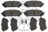 Превью - BP-12406 OPTIMAL Комплект тормозных колодок, дисковый тормоз (фото 2)