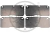 BP-12469 OPTIMAL Комплект тормозных колодок, дисковый тормоз