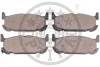 Превью - BP-12489 OPTIMAL Комплект тормозных колодок, дисковый тормоз (фото 2)