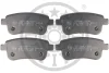 BP-12561 OPTIMAL Комплект тормозных колодок, дисковый тормоз