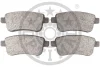 Превью - BP-12561 OPTIMAL Комплект тормозных колодок, дисковый тормоз (фото 2)