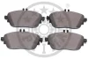 Превью - BP-12609 OPTIMAL Комплект тормозных колодок, дисковый тормоз (фото 2)