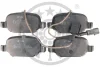 BP-12637 OPTIMAL Комплект тормозных колодок, дисковый тормоз