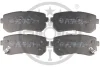 BP-12651 OPTIMAL Комплект тормозных колодок, дисковый тормоз