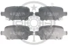 BP-12744 OPTIMAL Комплект тормозных колодок, дисковый тормоз