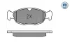 Превью - 025 205 4716/PD MEYLE Комплект тормозных колодок, дисковый тормоз (фото 2)