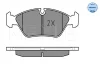 Превью - 025 206 2919 MEYLE Комплект тормозных колодок, дисковый тормоз (фото 2)