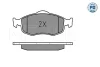 Превью - 025 213 9618/PD MEYLE Комплект тормозных колодок, дисковый тормоз (фото 2)