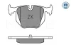 Превью - 025 214 8717/PD MEYLE Комплект тормозных колодок, дисковый тормоз (фото 2)