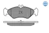 Превью - 025 216 2117 MEYLE Комплект тормозных колодок, дисковый тормоз (фото 2)