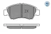 Превью - 025 216 9715/PD MEYLE Комплект тормозных колодок, дисковый тормоз (фото 2)